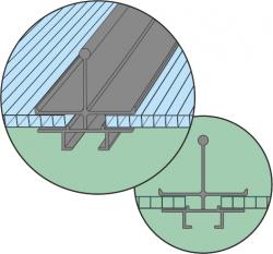 skleník VITAVIA TARGET 6200 PC 4 mm stříbrný