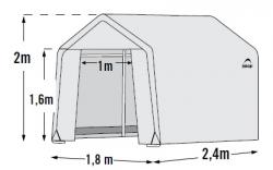 náhradní plachta pro fóliovník 1,8x2,4 m (70652EU)