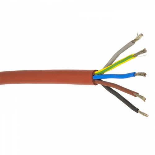 silikonový kabel HARVIA SIHF 5 x 2,5 mm / 3 m